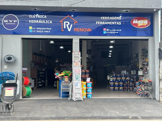 Fachada da loja RV Renova